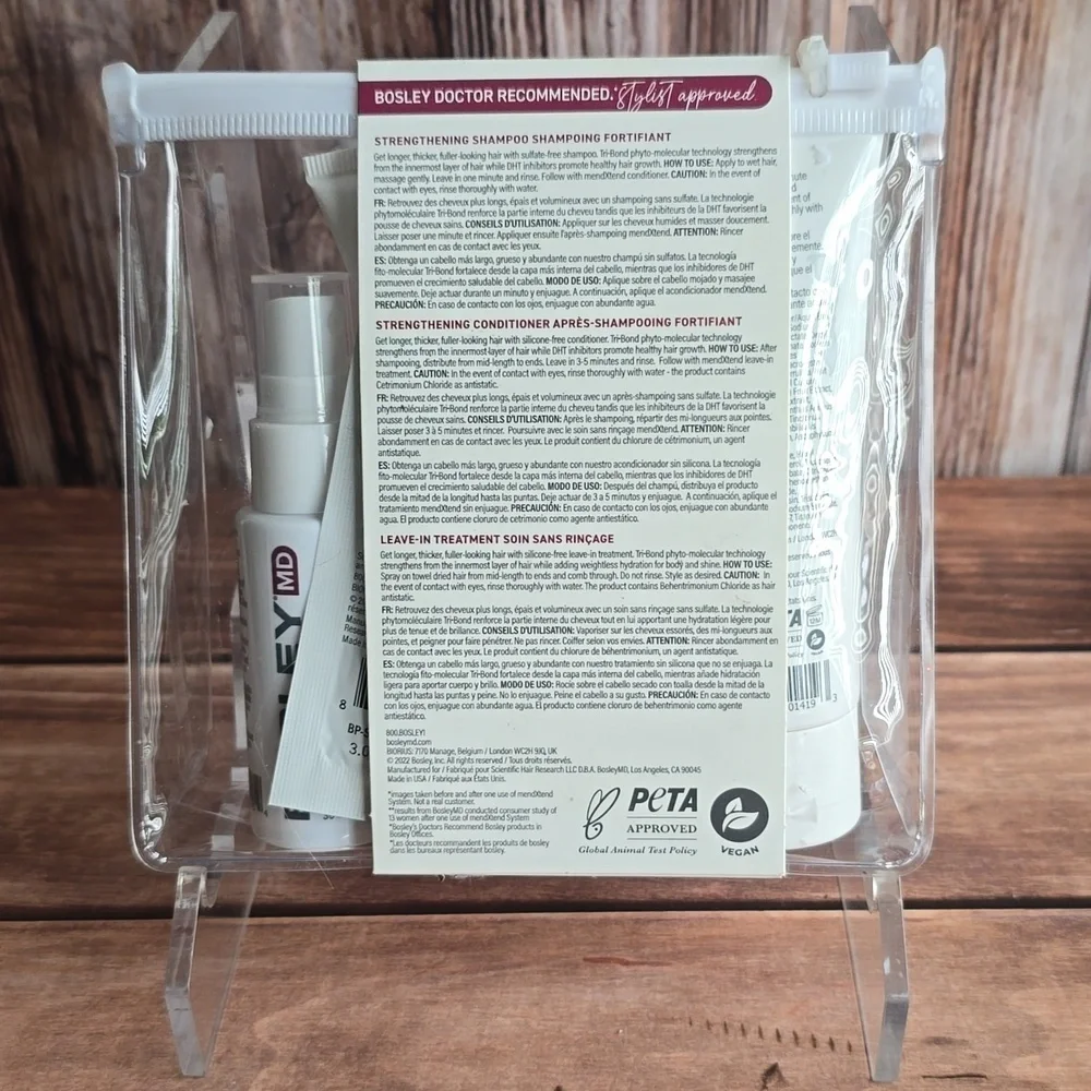 NWT-BOSLEY MD MINI HAIR STATER KIT